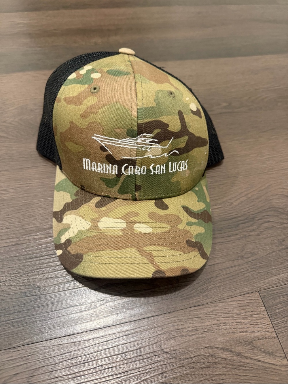 Cabo Camouflage Mesh-Back Cap - Green